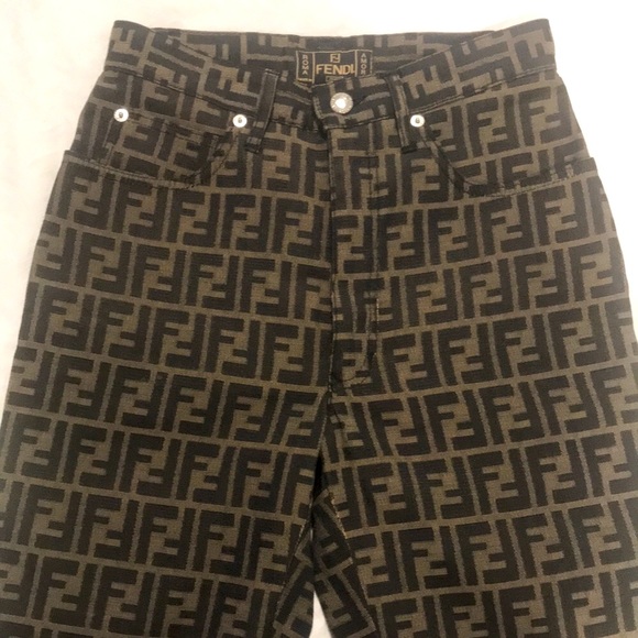 Fendi Monogram High Waisted Pants - Picture 5 of 9